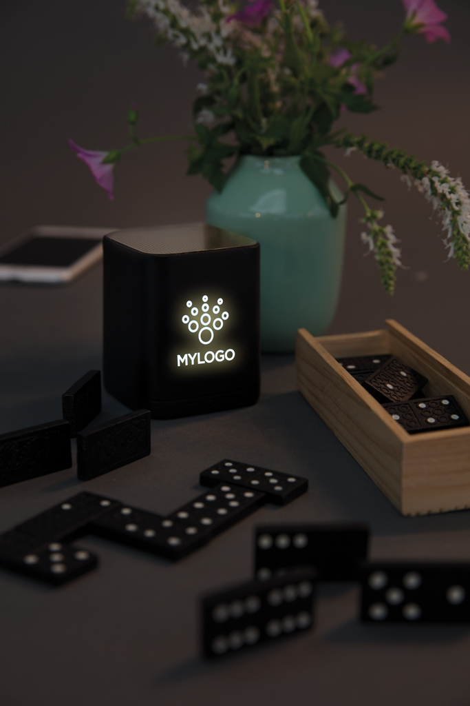 Altavoces personalizados inalámbrico con iluminación del logo